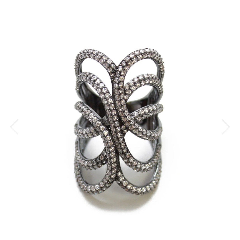 nOir jewelry Alora Cage Ring
